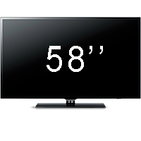 Buscador de soportes para televisor Samsung - 58 Pulgadas